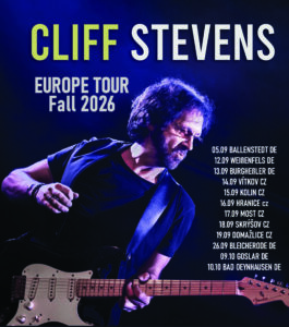 Cliff Stevens Europe Fall Tour Dates